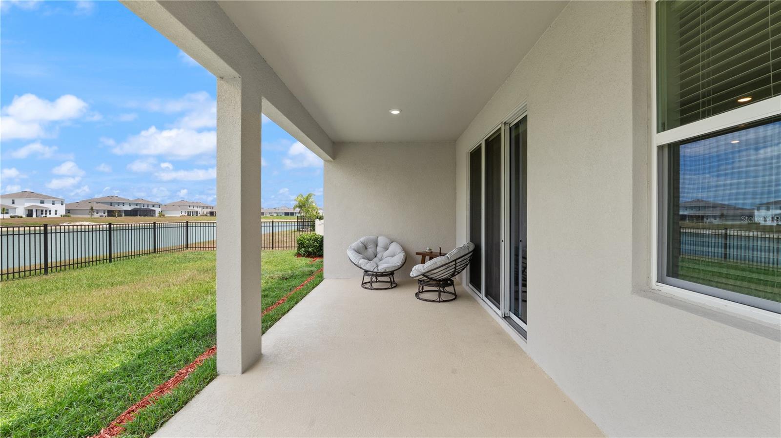 Lanai with Pond Views