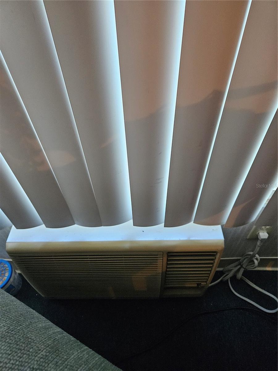 Window unit in Florida room