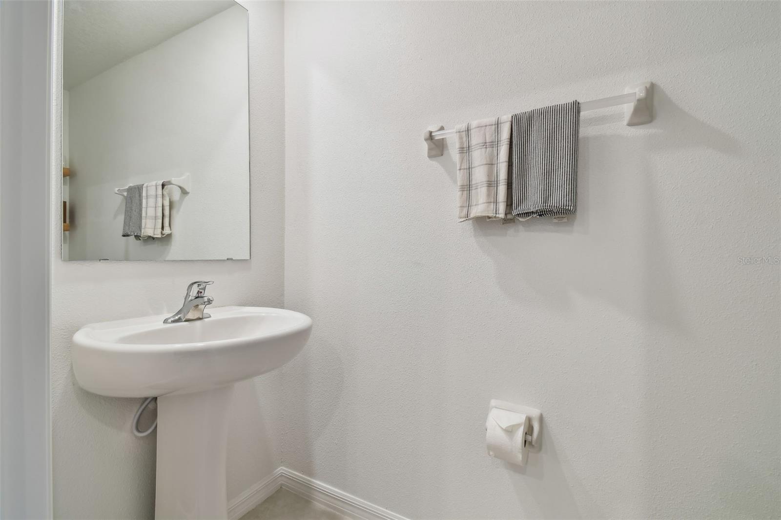 1st floor half bath