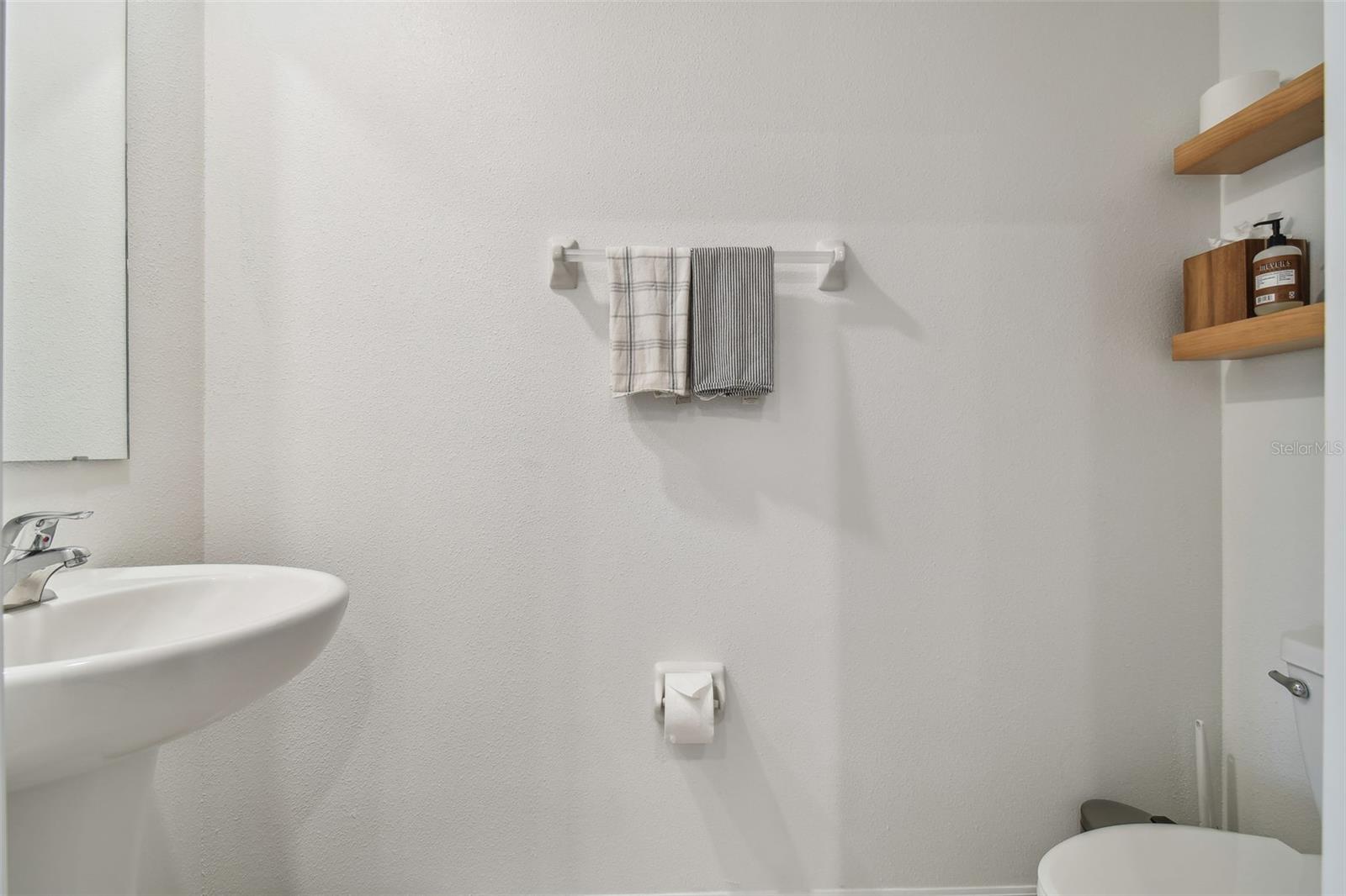 1st floor half bath