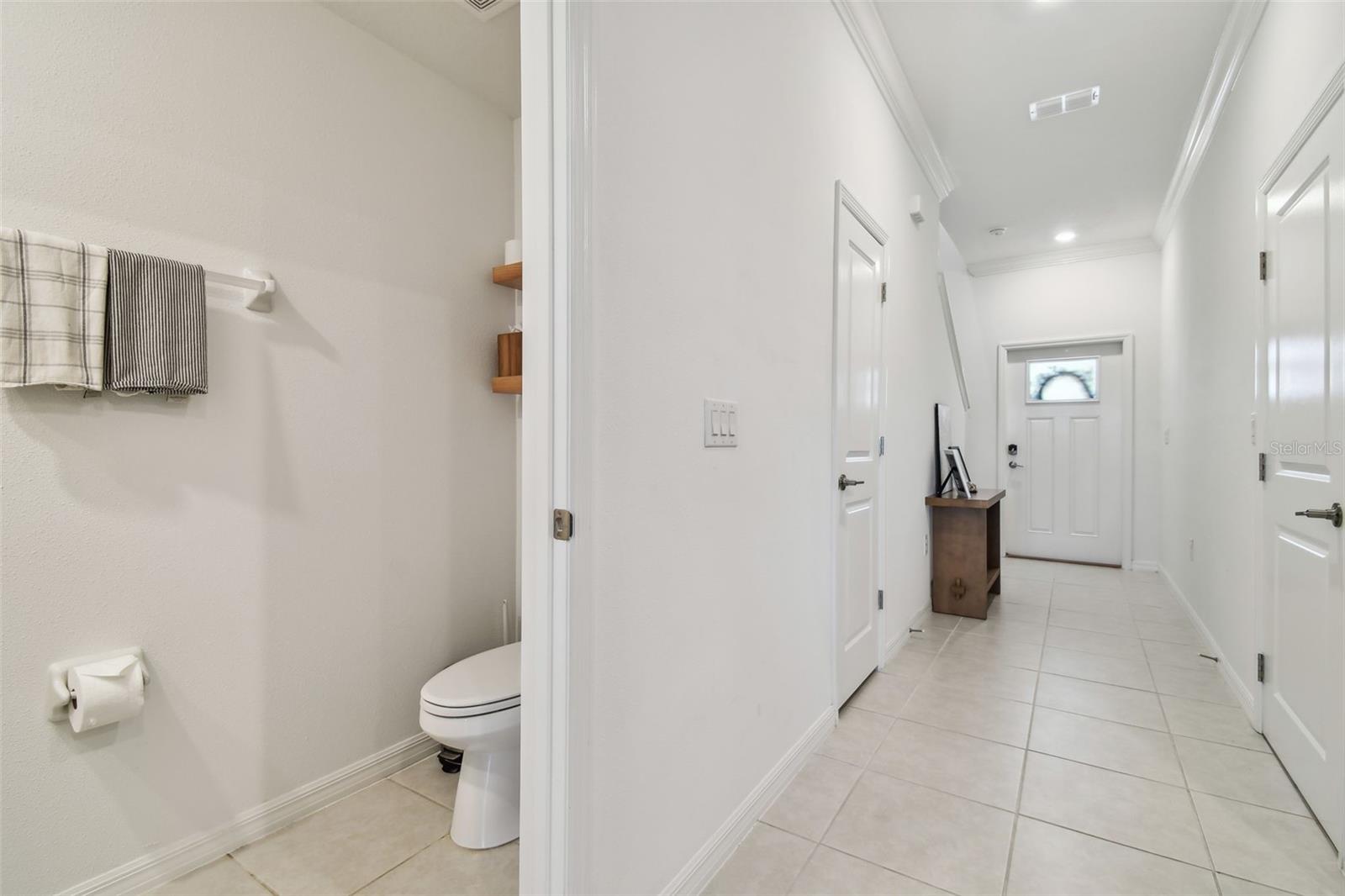 1 floor half bath