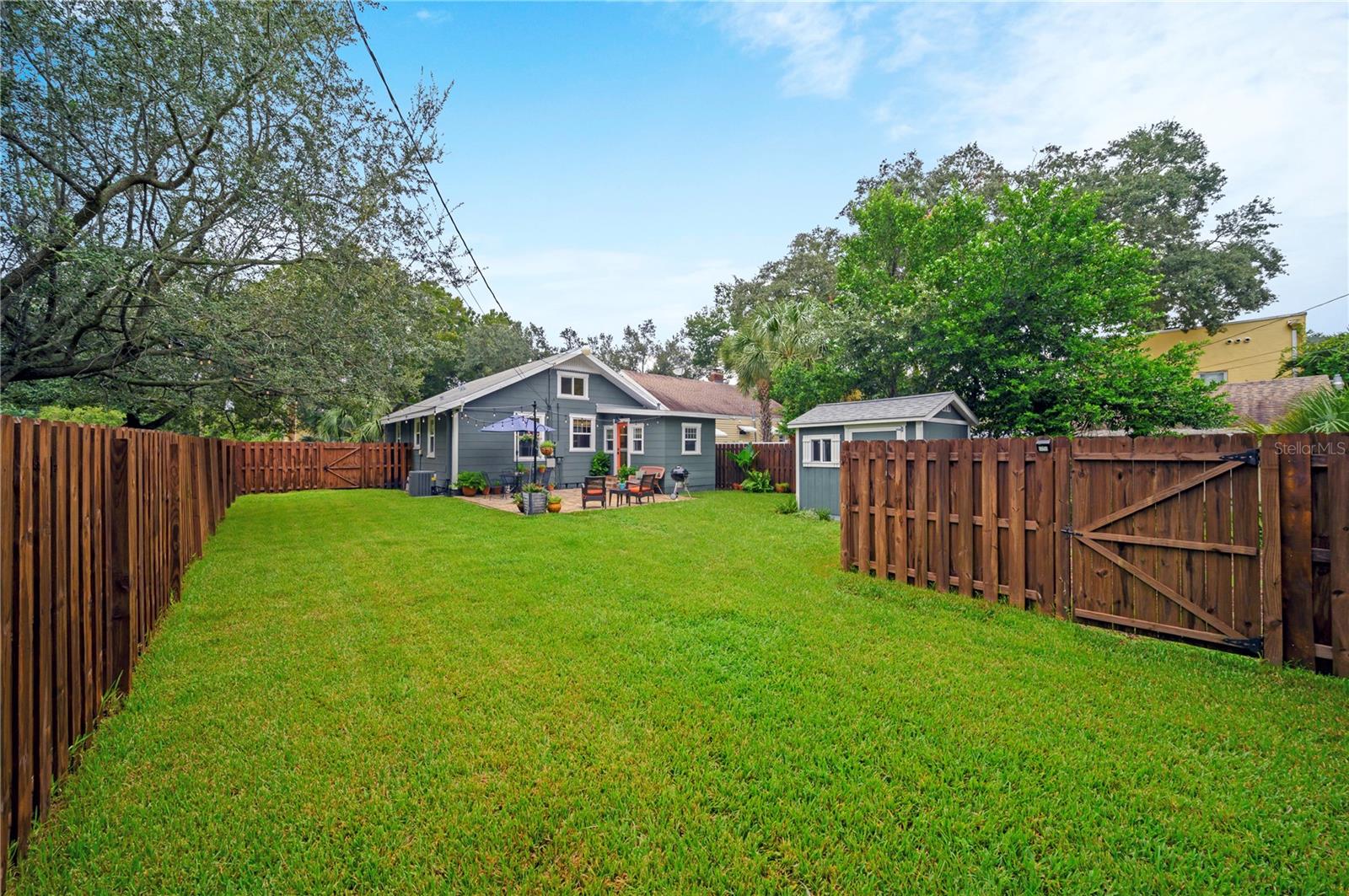 Expansive Backyard