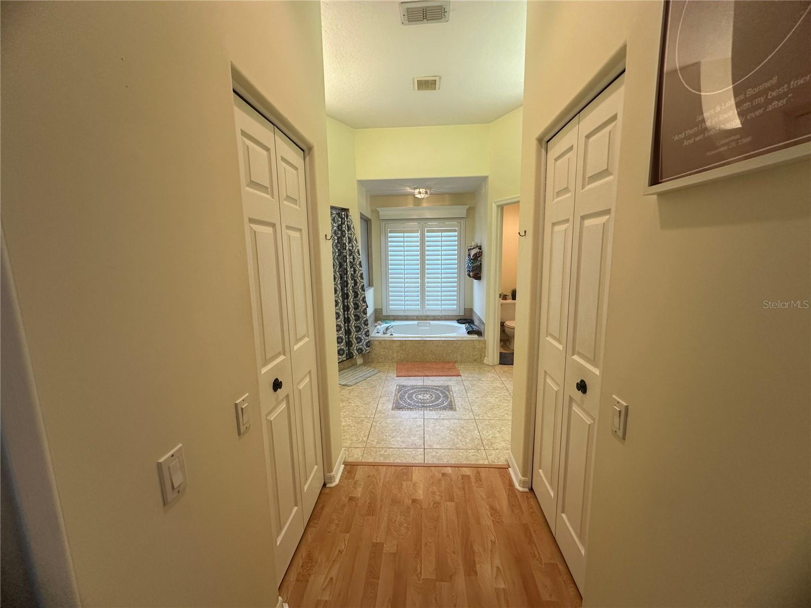 Master walk in closets