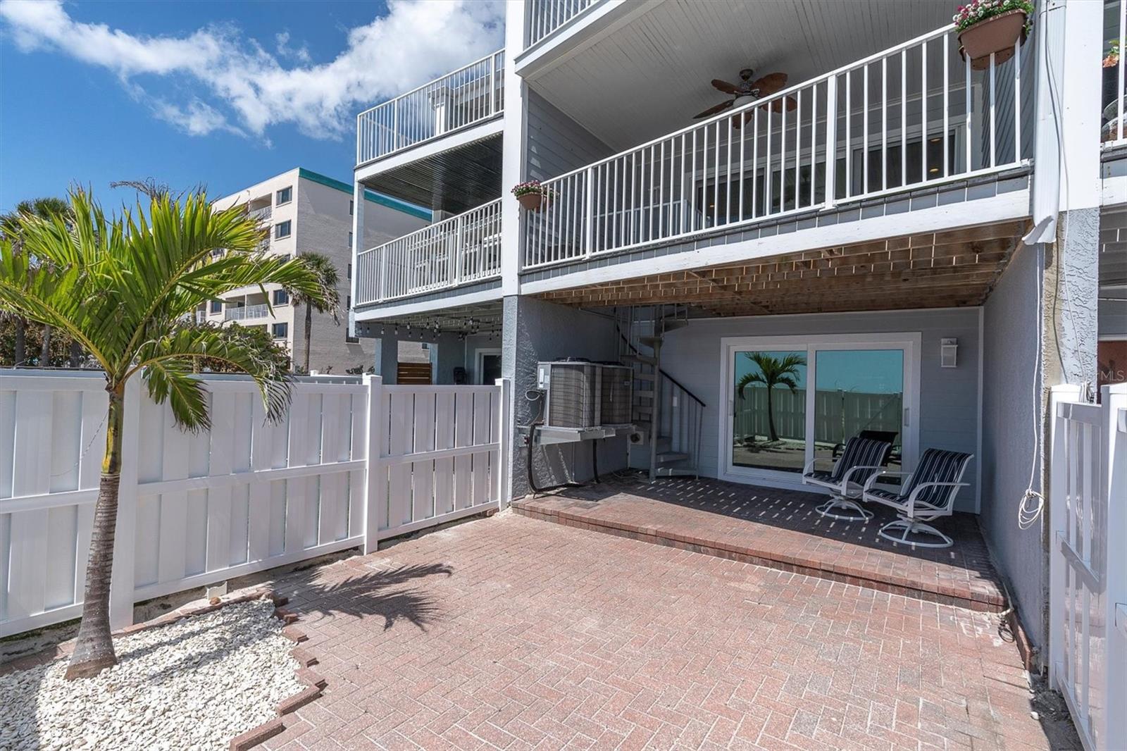Ground Floor Gated Patio