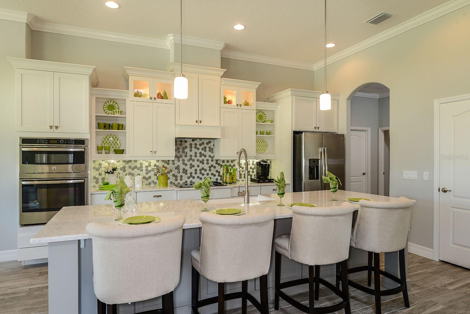 Kitchen of Model Home. Same floorplan