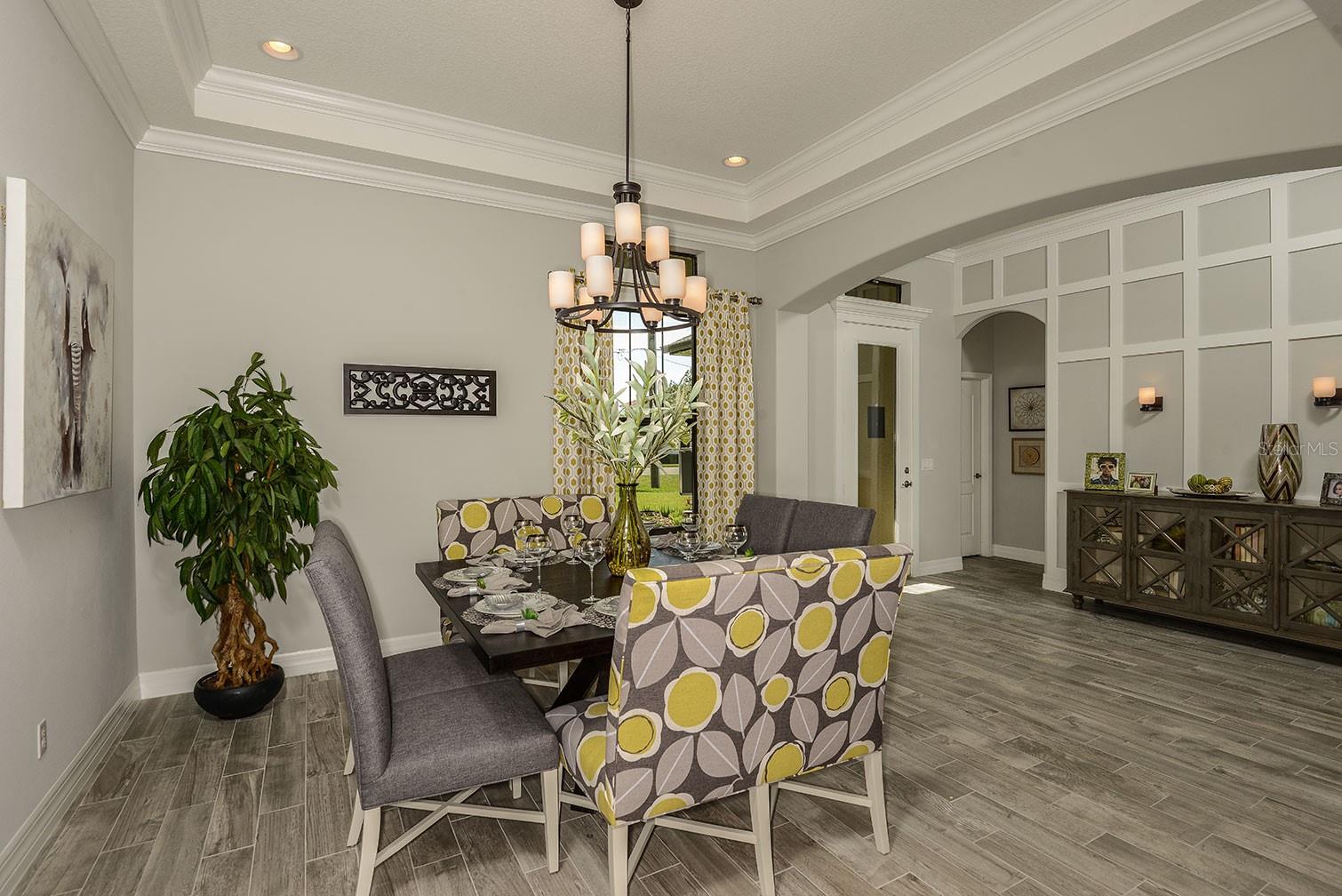 Formal Dining area. Model home, same floorplan