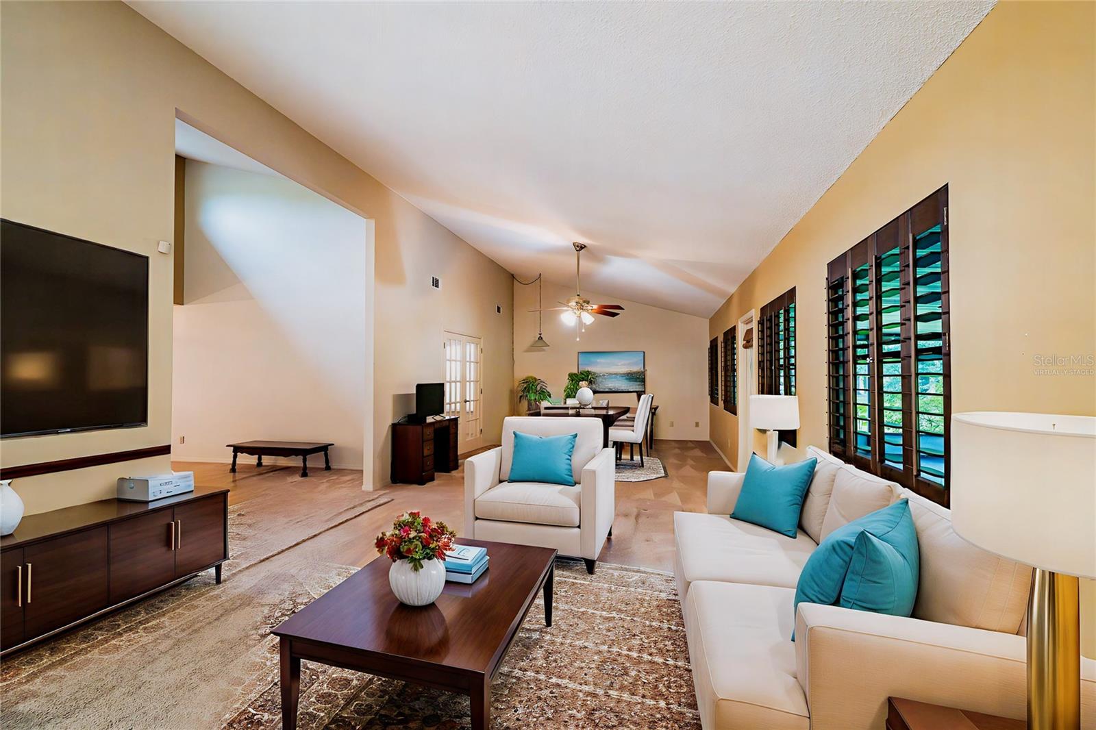 Virtually Staged Florida Room