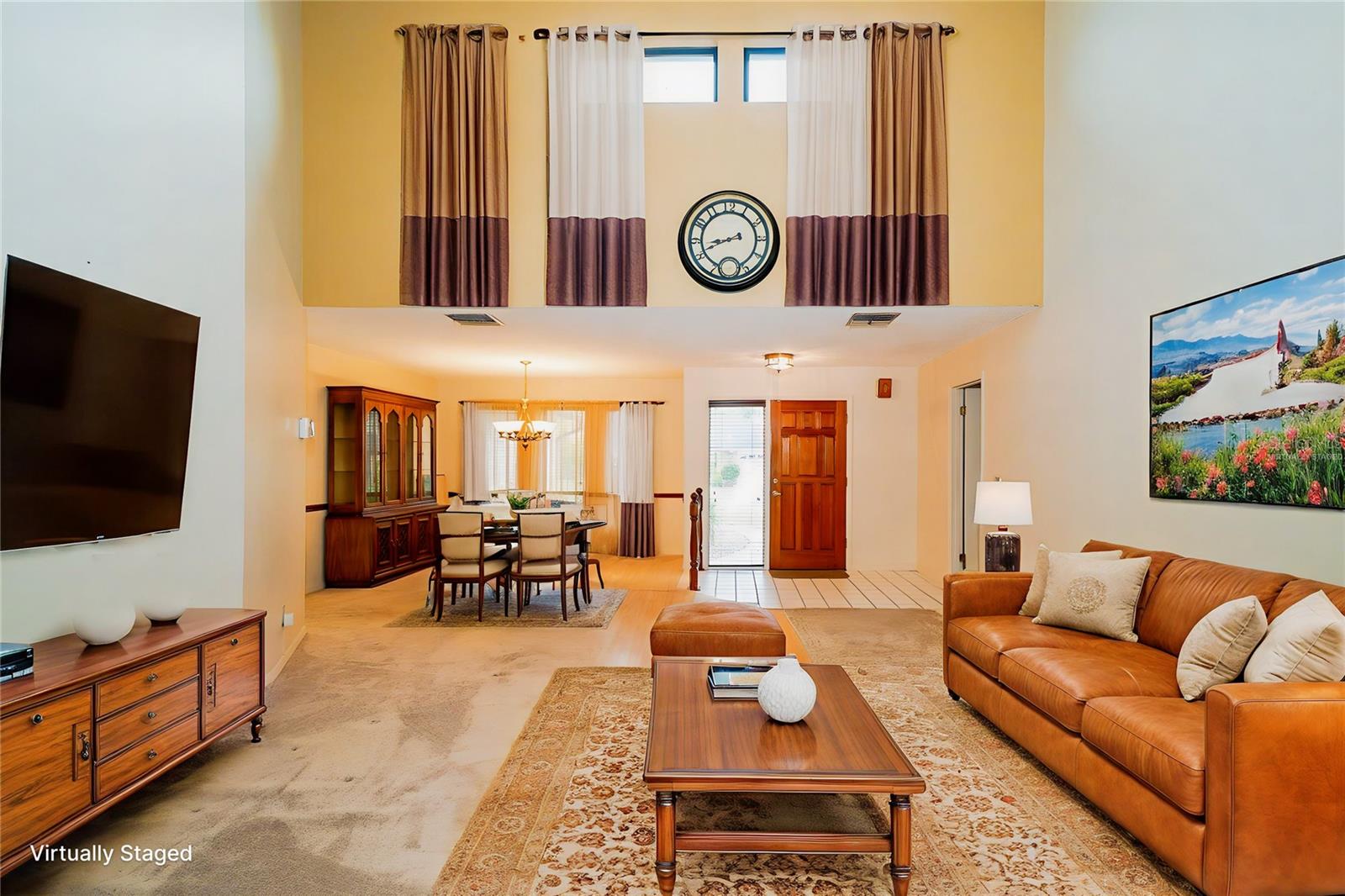 Virtually Staged Great Room