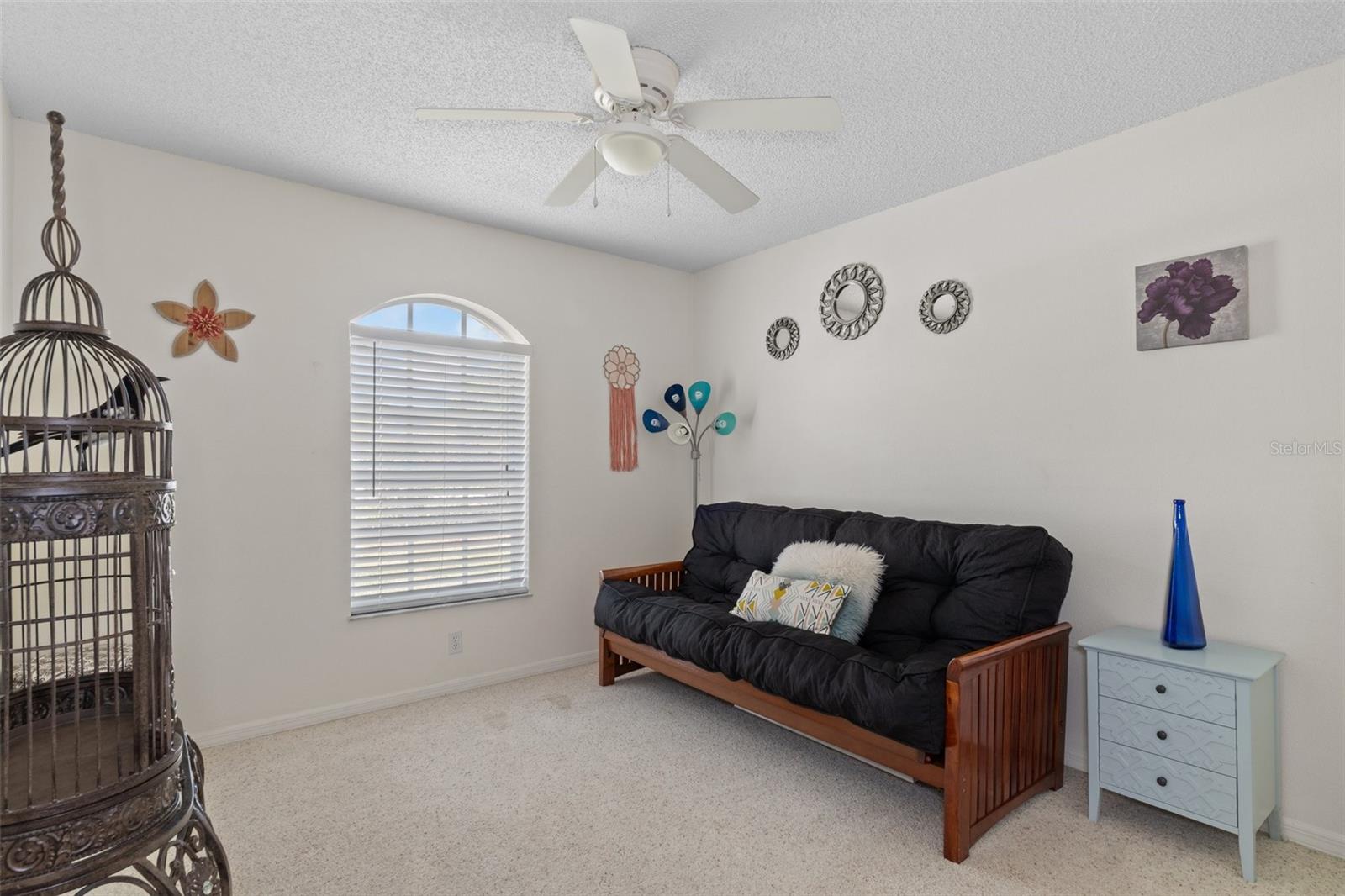 Guest bedroom two is bright and open