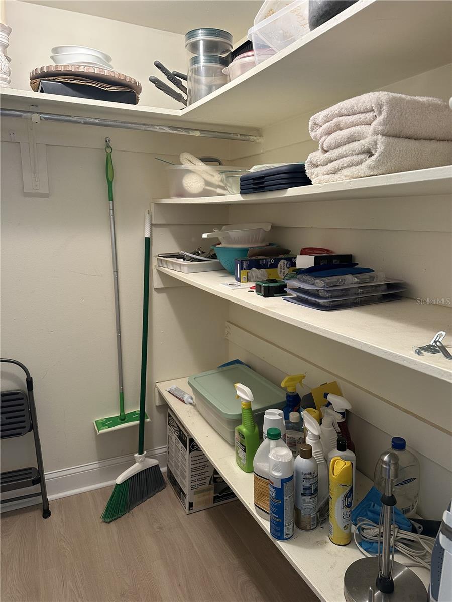 Inside utility and storage