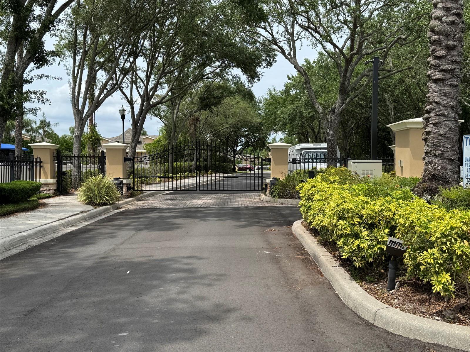 Private Gated Entrance
