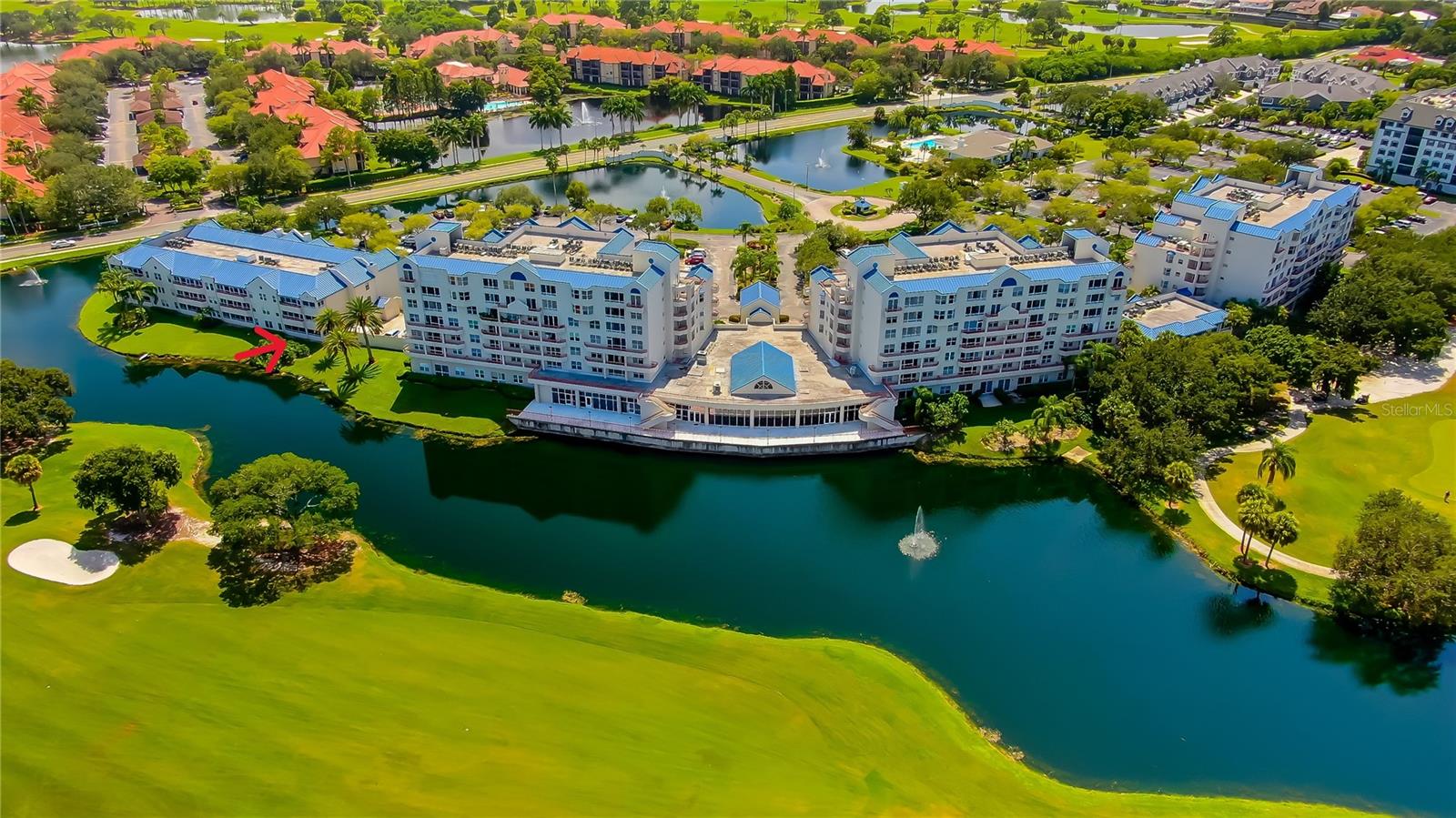 Aerial Views facing golf course & Crystal Bay