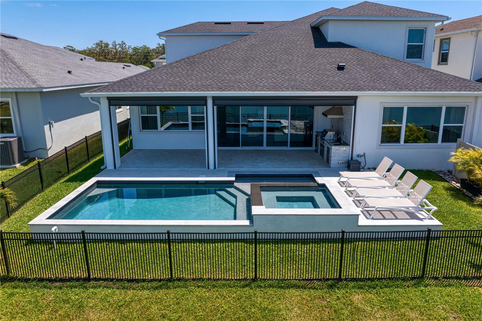Your private oasis with pool and spa!