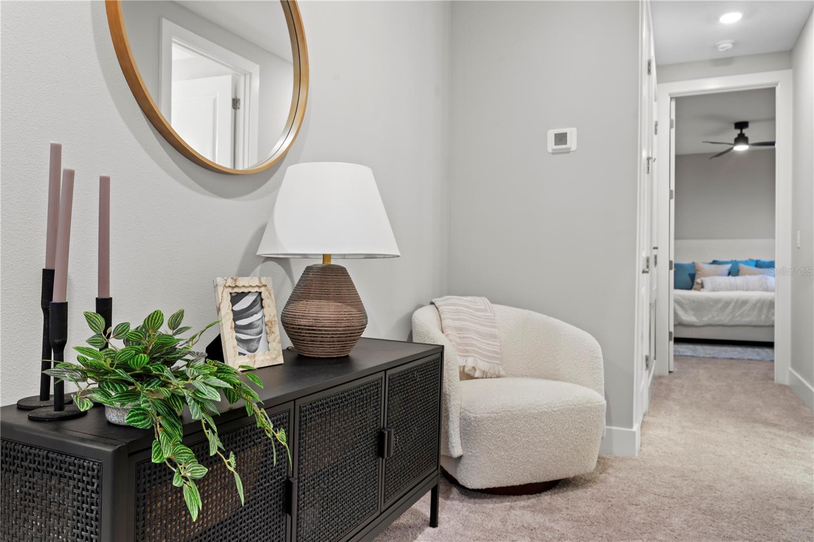 Inviting hallway nook!