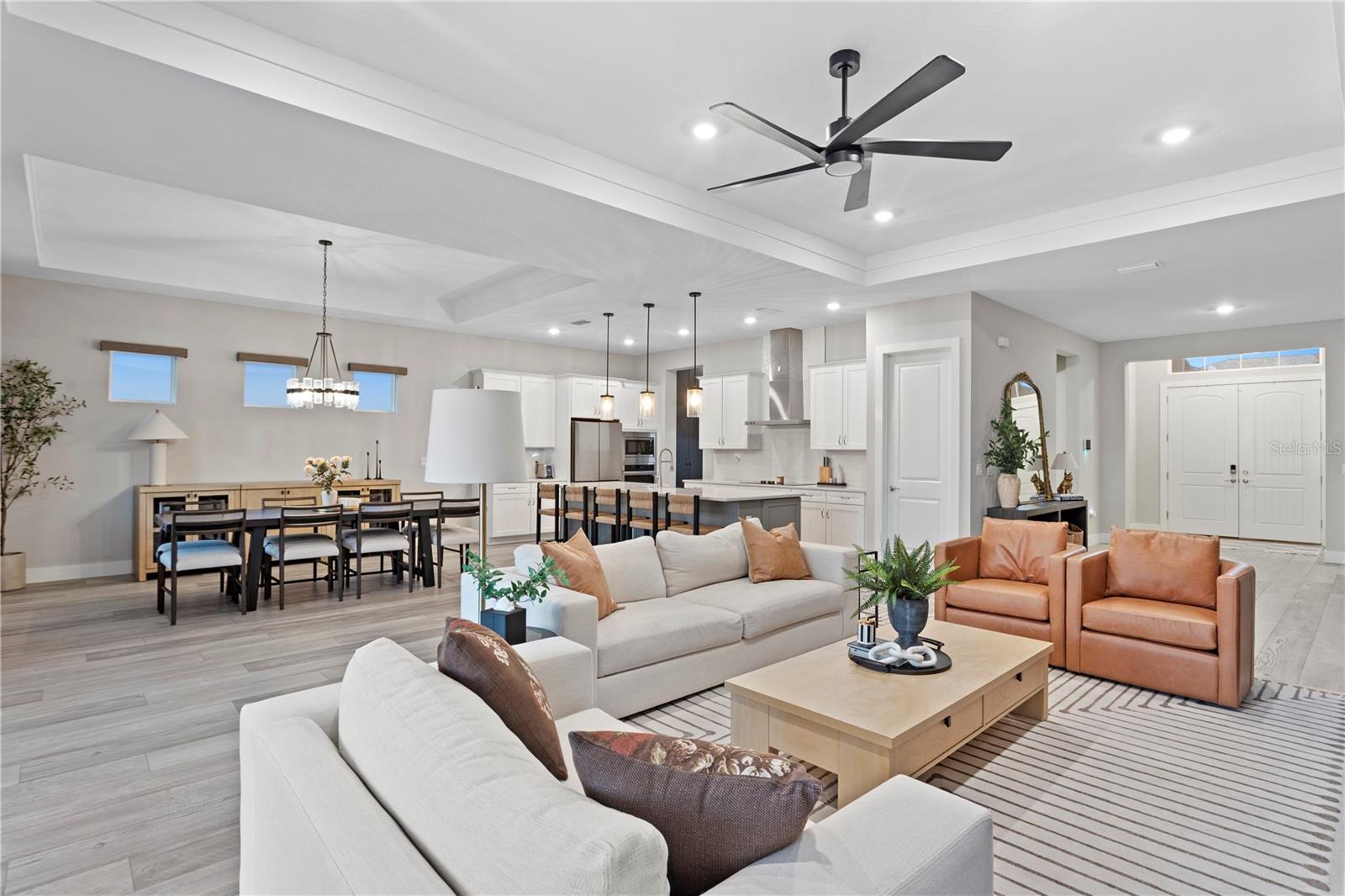 Great room is perfect gathering spot!