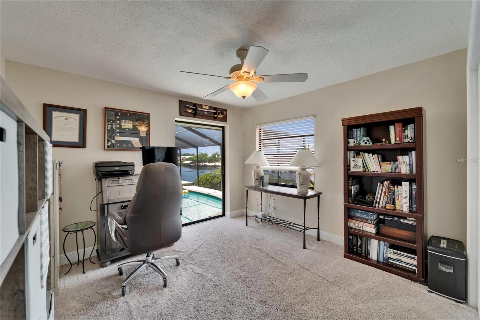 Bedroom #3 - Currently Used as a Home Office