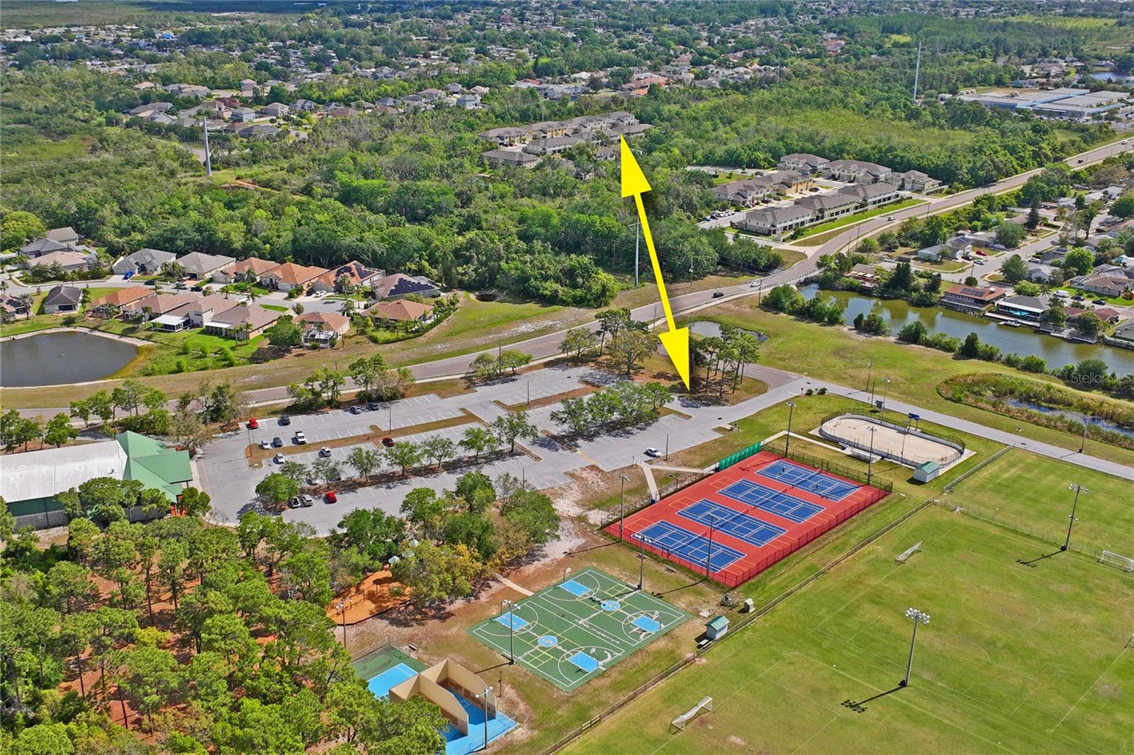 Distance from J Ben Harrill Park to home