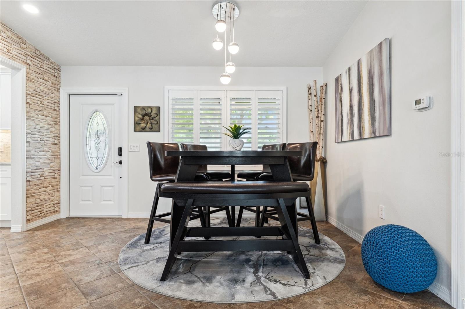 Open dining area