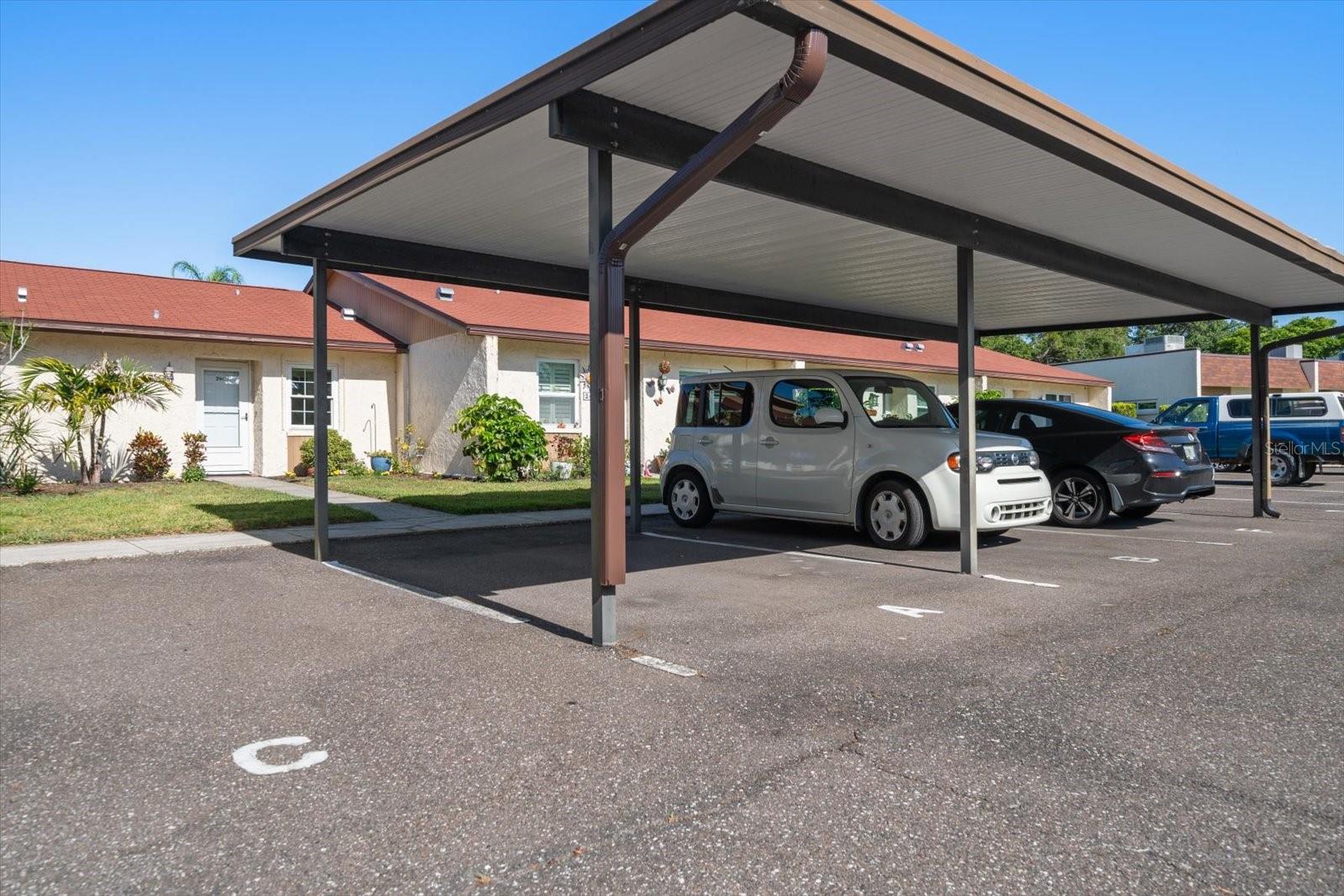 Assigned parking spot