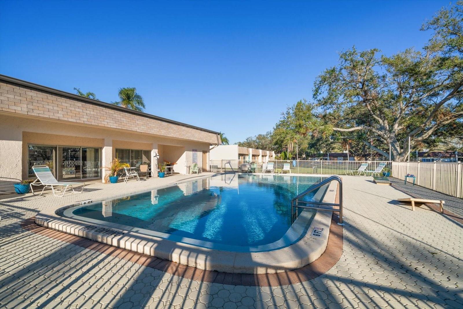 Heated pool