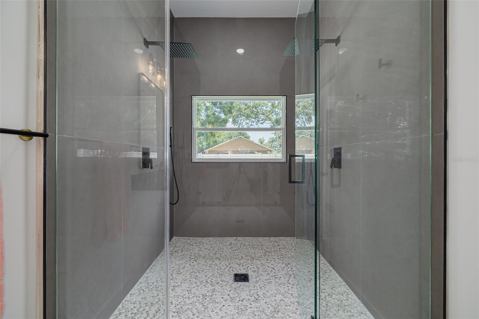 Primary bathroom with spa-like shower!