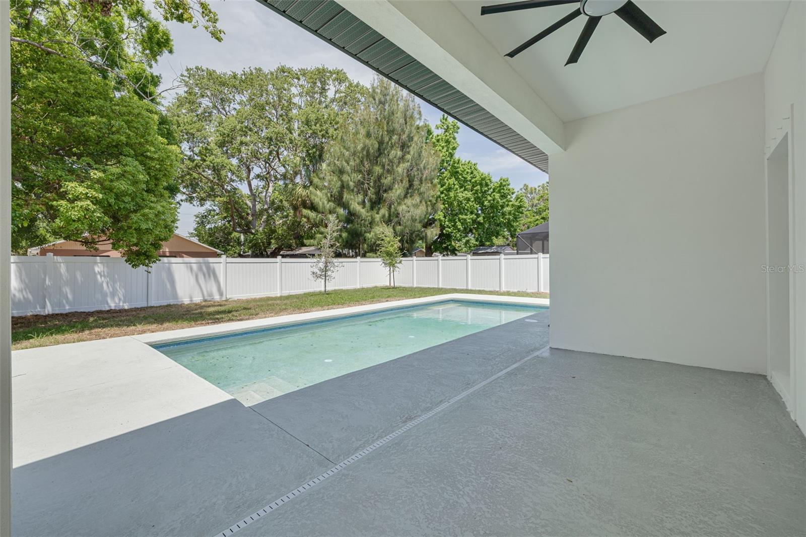 Covered patio!