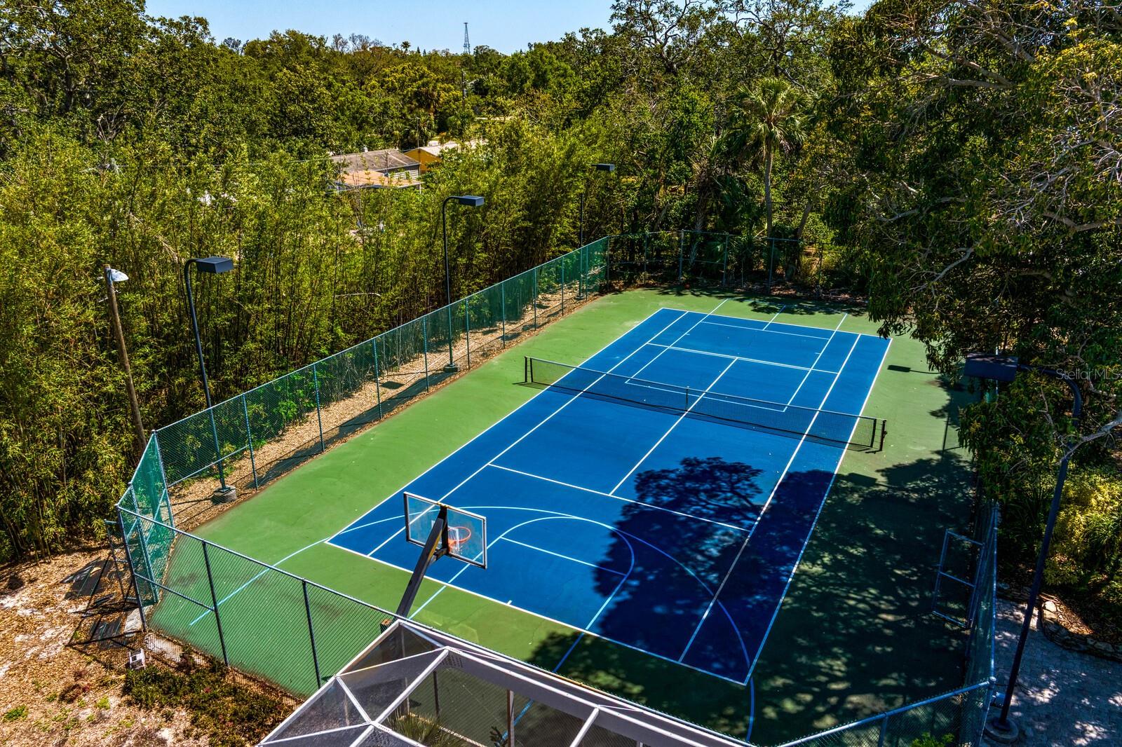 Professional Tennis courts, basketball & Pickle Ball
