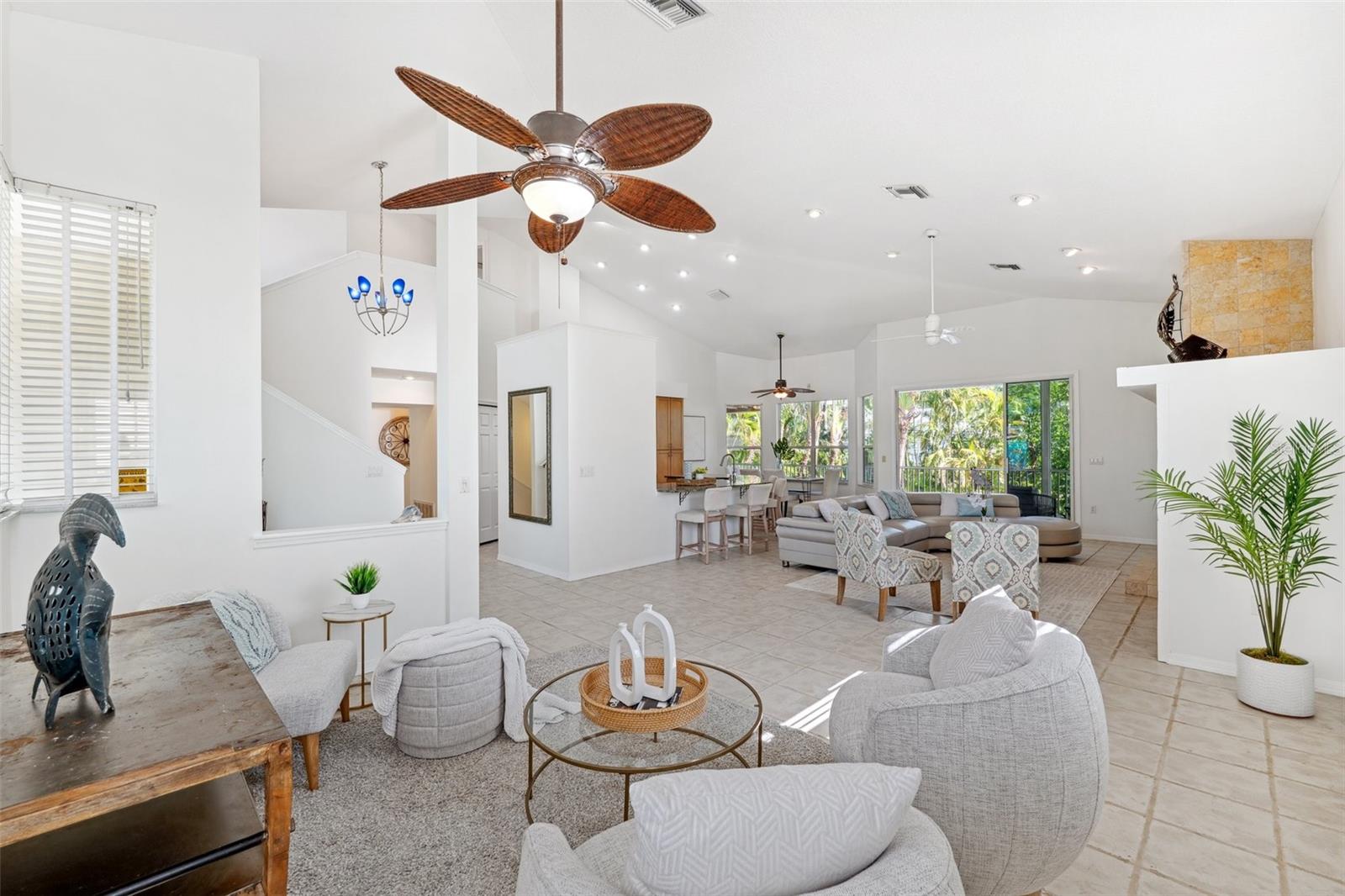 Living Room and Sitting Area