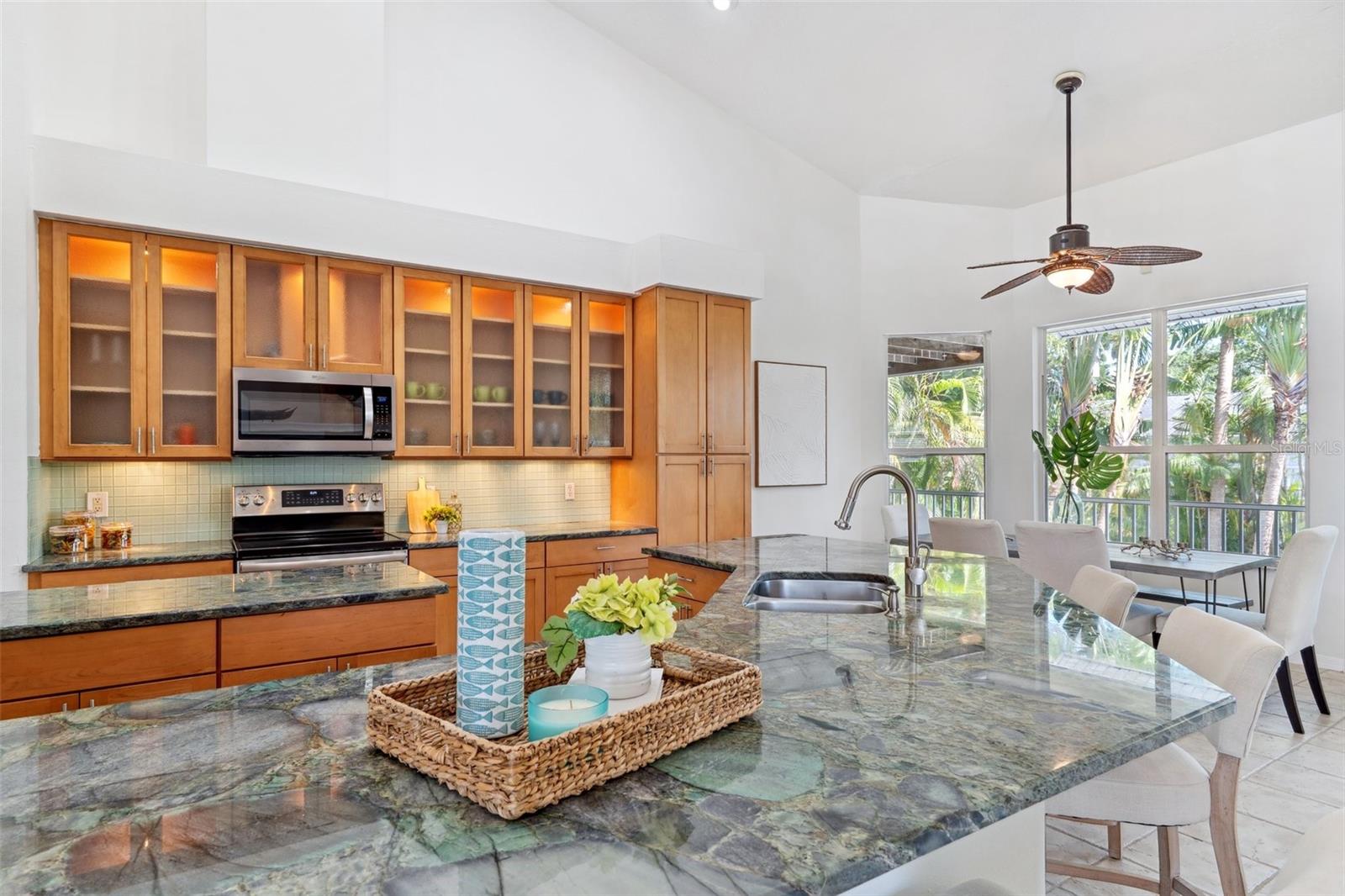 Spacious Kitchen with Large Island