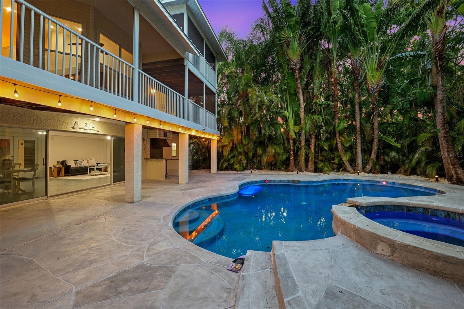 Gorgeous Pool with Lighting