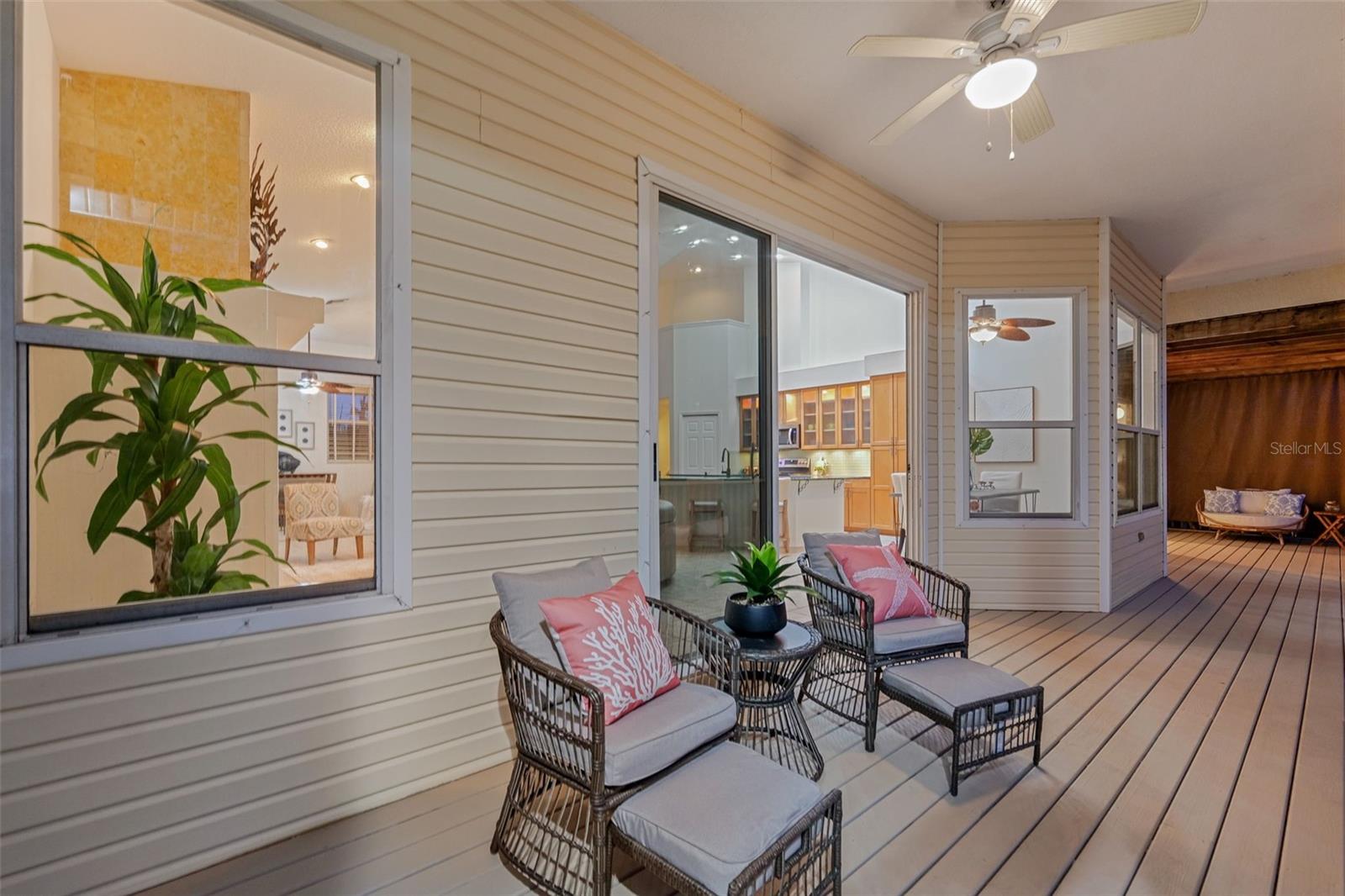 Balcony from Living Room and Kitchen