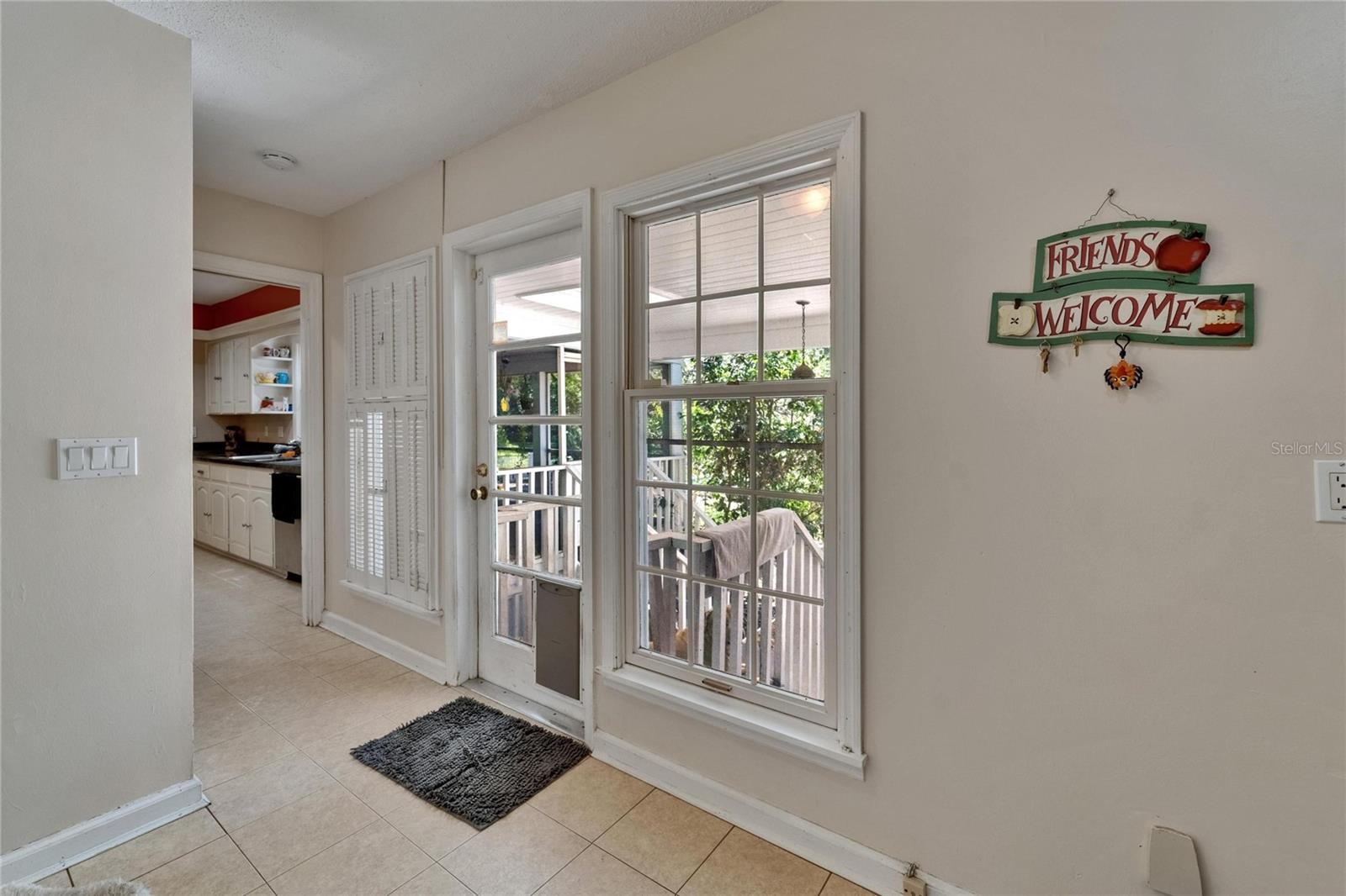 Separate entrance for In-Law Suite from backyard