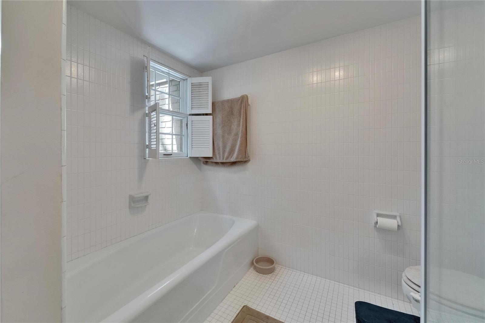 Primary Bathroom with Tub and separate Shower Stall