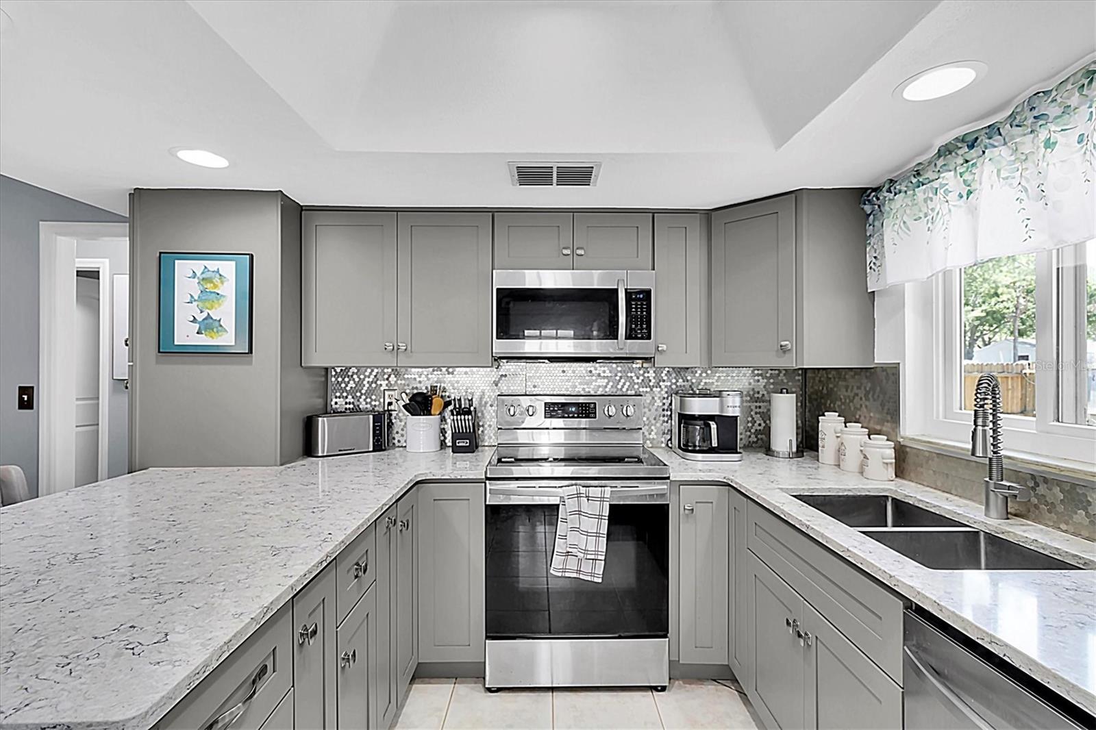 Newly updated kitchen