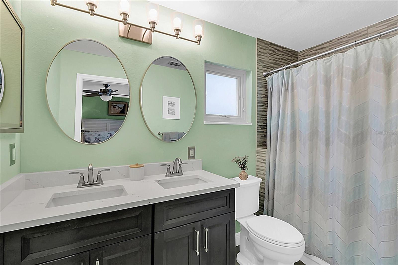Newly updated Primary Bathroom.