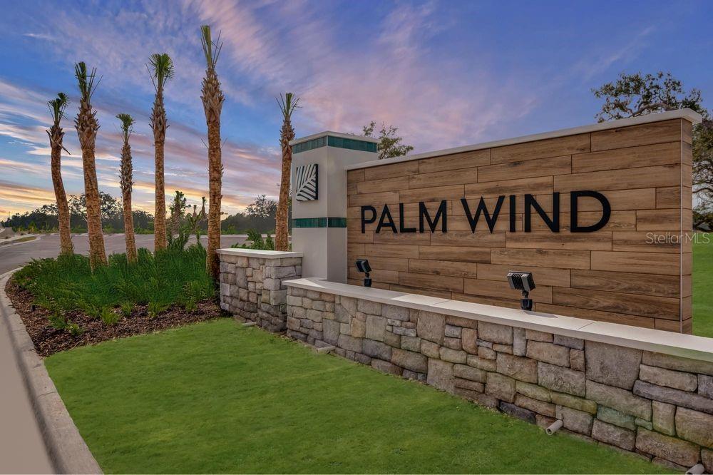 Palm Wind Community Entrance