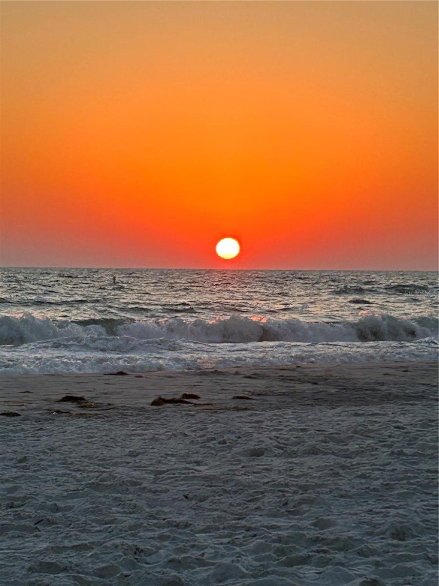 Madeira Beach Access Sunset. Parking lot and restrooms are all open for business!