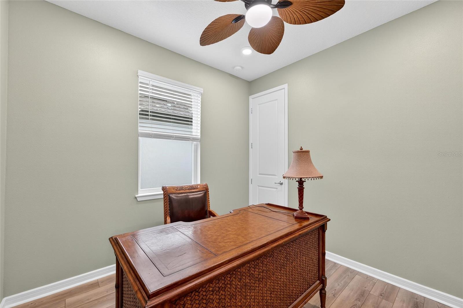 Flex room being used as an office