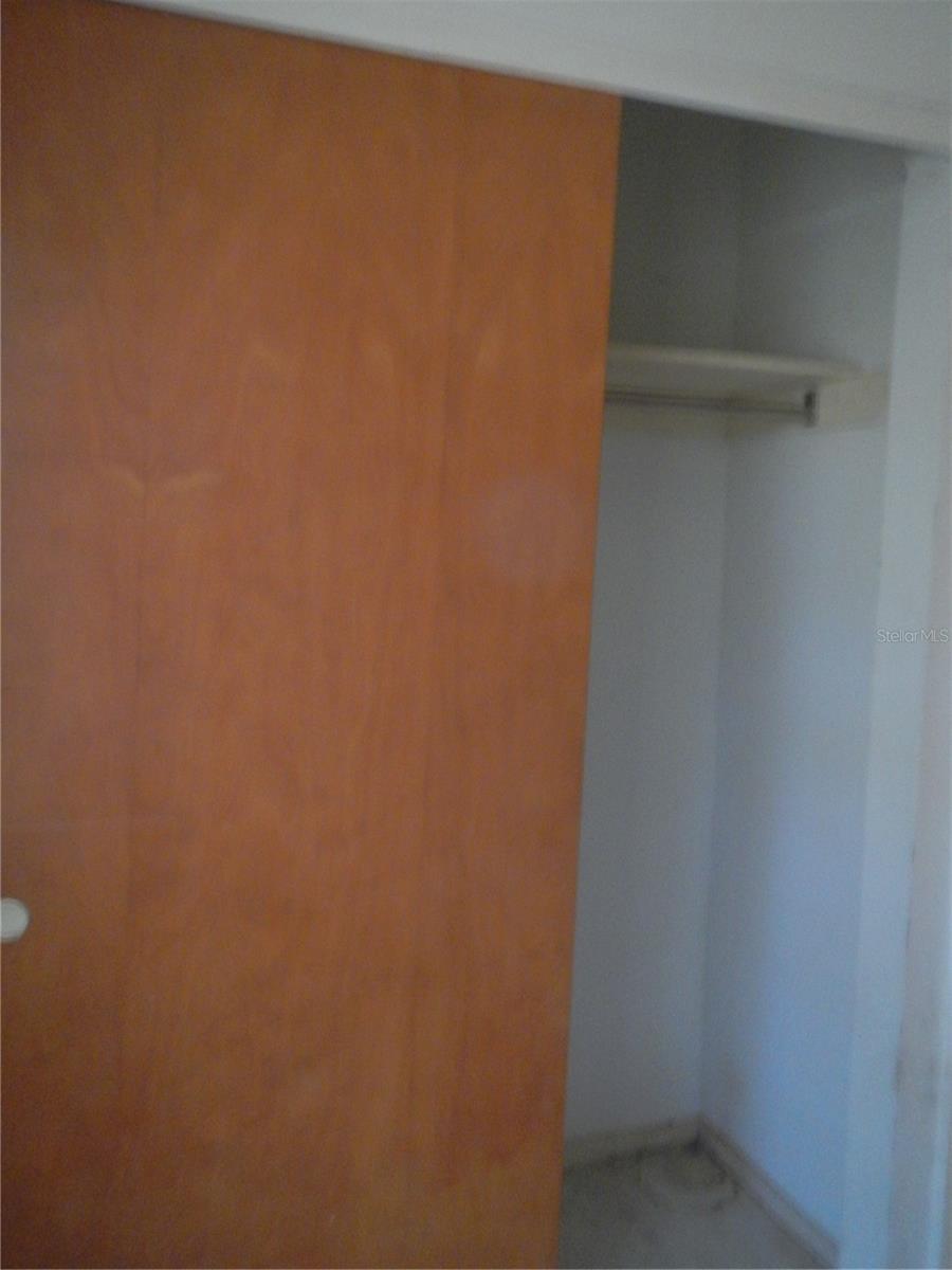 Closet in Laundry Room