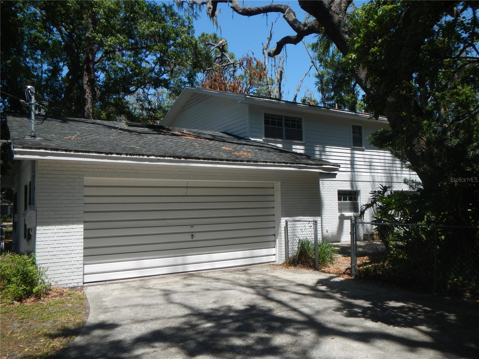 Garage Door in Back of House.