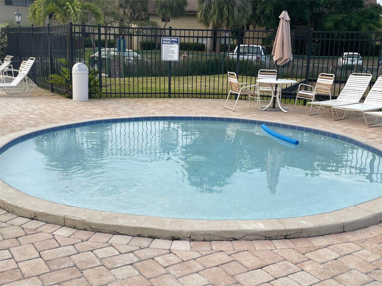 Wading pool for the little ones.