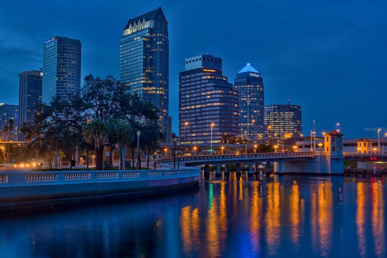 Bayshore Blvd - waterfront sidewalks 4.5 miles walking/biking