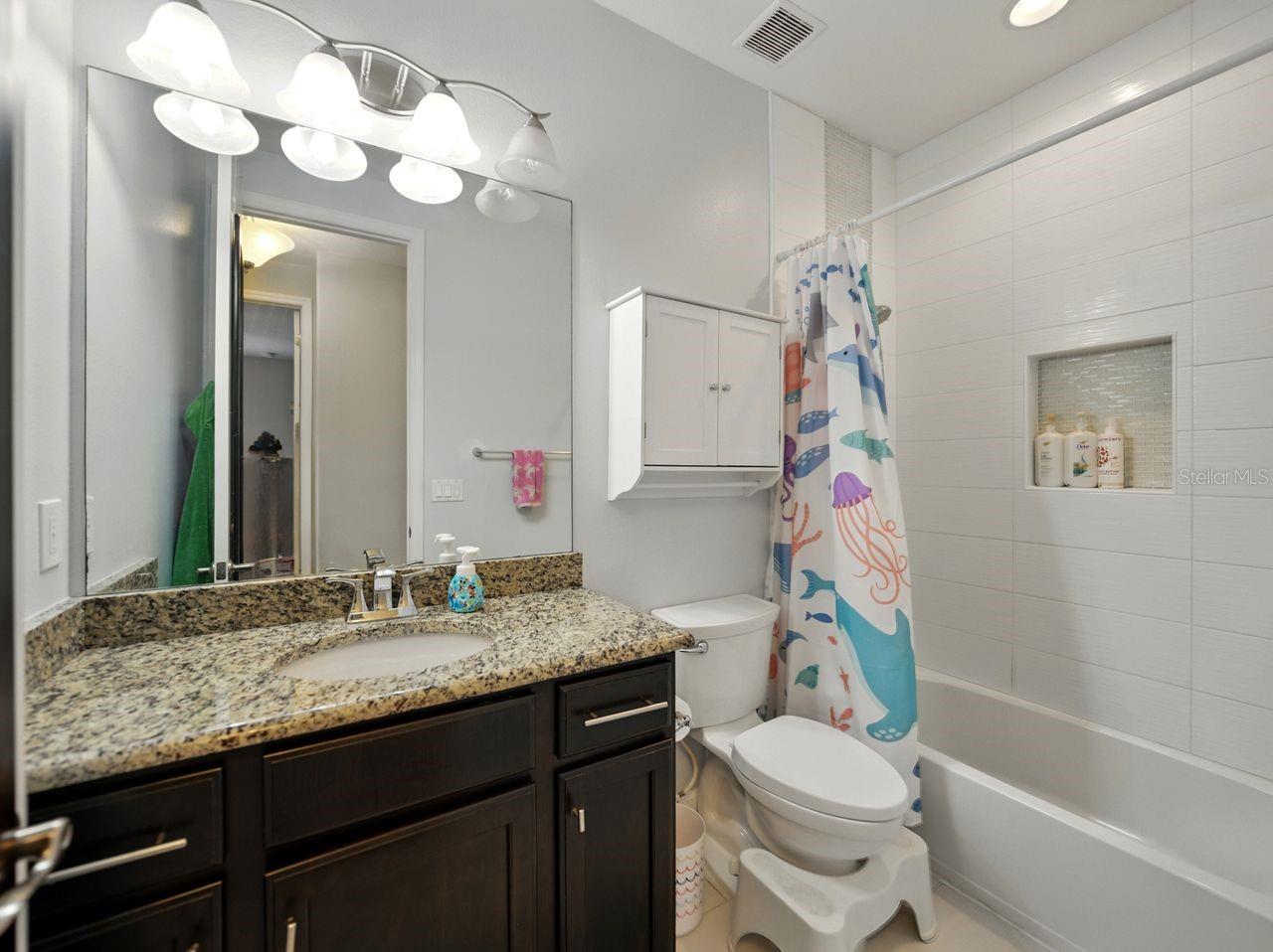 2nd floor hallway bathroom.