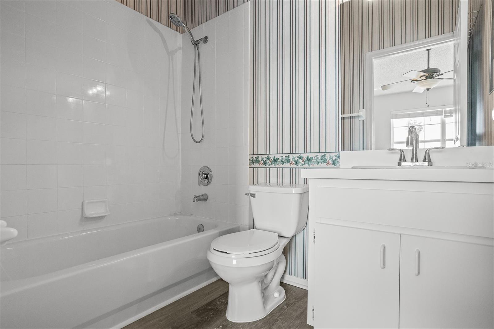 Bathroom #2 that is ensuite for the 2nd bedroom