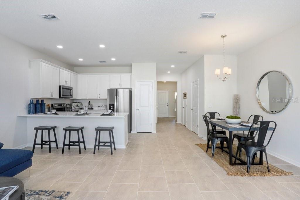 Plenty of Eating Space! (photo of staged model)