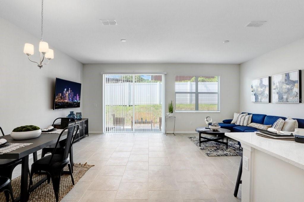Great Room Great for Entertaining! (photo of staged model)