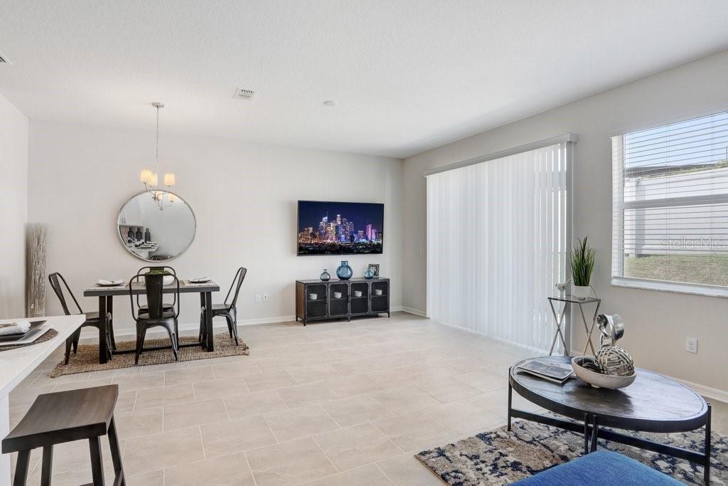 Great Room (photo of staged model)