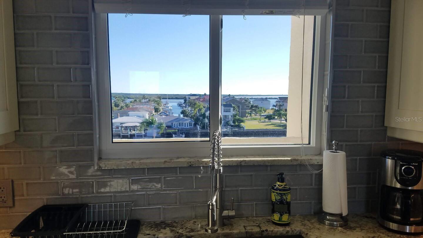View from kitchen