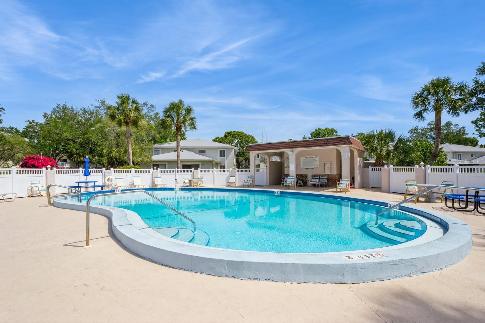 Take a refreshing dip in the pool