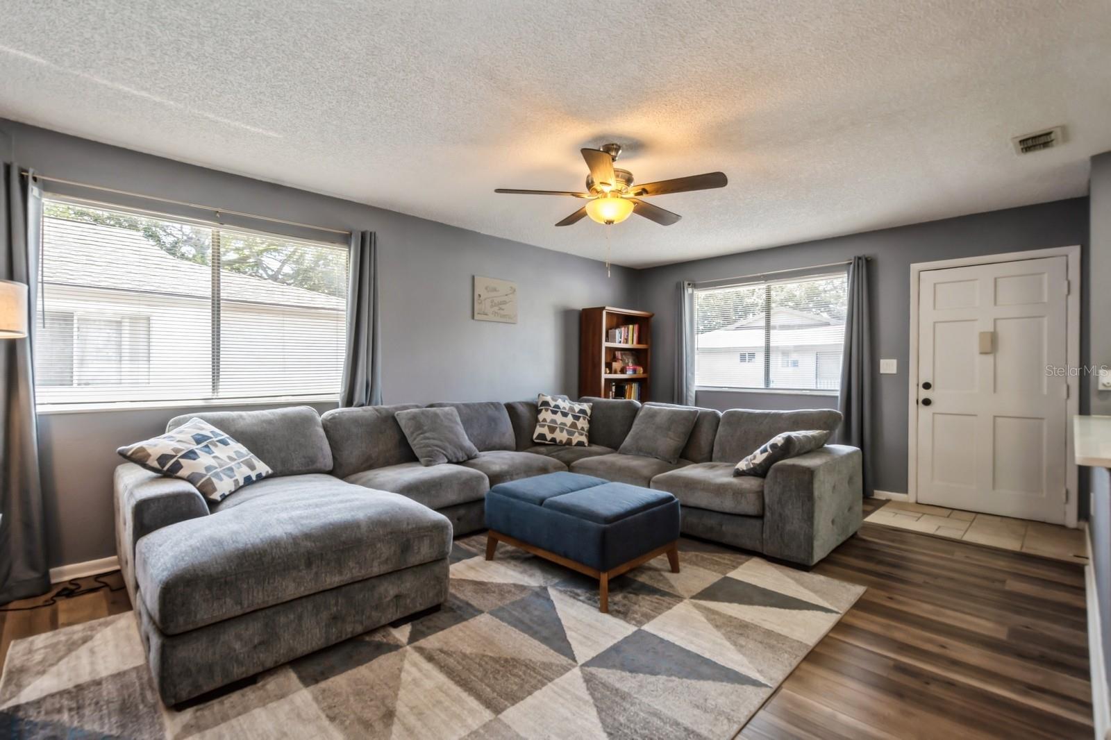 Unit feels open and inviting from the moment you walk in the door
